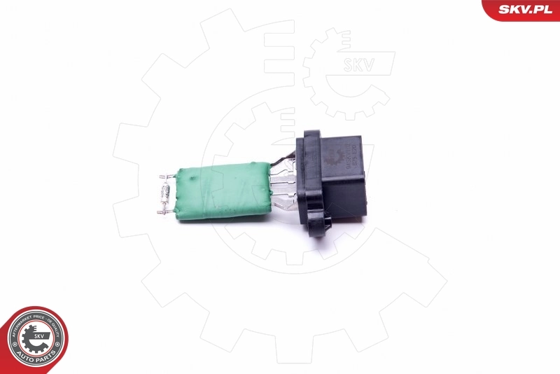 Resistor, interior blower
